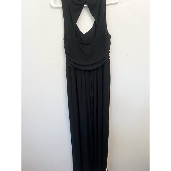 Moulinette Soeurs Anthropologie Molly Black Wide Leg Jersey Jumpsuit size M - Picture 10 of 13